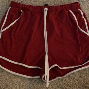 Red shorts